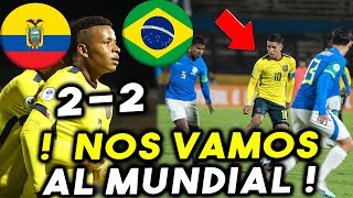 ¡SHOW DE GOLES 22 ECUADOR VS BRASIL SUB 17 SUDAMERICANO 2023 RESUMEN Y GOLES HOY LA TRI 💥 [upl. by Jefferey]