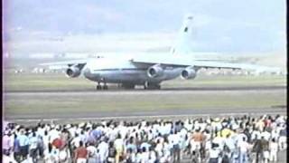 Aeroflot An124 airshow quotaerobaticquot flying display [upl. by Heigho379]