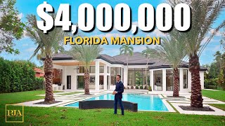 Inside a 4000000 FLORIDA MANSION  Luxury Home Tour  Peter J Ancona [upl. by Silloh]