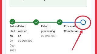 ITR Processing Completion Problem amp Time TDS Return  in Income Tax portal 2022 [upl. by Tonjes]