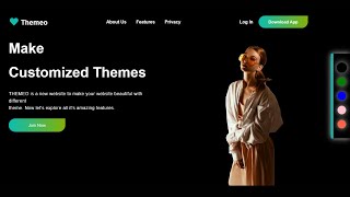 How to Create a Theme Changer Using Html Css amp JavaScript  Create a Theme Changer [upl. by Aikcin]