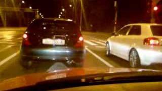 13  Honda Civic Type R K20A EP3 modded vs Audi S3 20 TFSI [upl. by Ocirrej148]