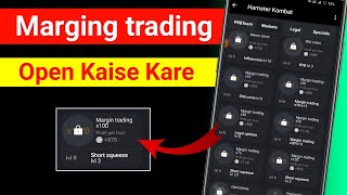 Marging trading 100X open kaise kare  hamster kombat marging X100 trading open kaise kare [upl. by Enael]