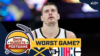 Nikola Jokics worst shooting game of his career sinks the Nuggets  DNVR Nuggets Podcast [upl. by Slyke605]