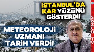 Meteoroloji Uzmanı İstanbula Kar Yağışı İçin Tarih Verdi Dondurucu Soğuklar Geliyor [upl. by Noy]