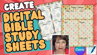 How to Make Prayer Diary Inserts for Goodnotes  Tutorial [upl. by Helsie220]