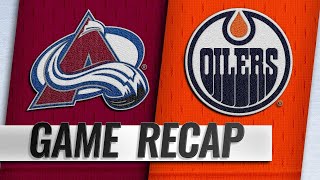 Avalanche beat Oilers to snap skid [upl. by Ocsisnarf]