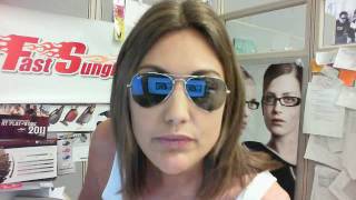 Ray Ban 3025 Aviator Sunglasses  Size Review [upl. by Dincolo]