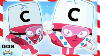 C is for Christmas 🎅  Learn to Read  Alphablocks [upl. by Anaik941]