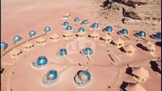 Luxury glass dome tents for hotel in Jordan Wadirum desert [upl. by Kerwin836]