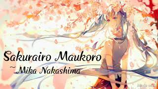 Sakurairo Maukoro 桜色舞うころ English Lyrics  Mika Nakashima [upl. by Kilah60]