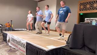 Highhorse  Clogging Routine  Driggs Cox Simpson Summey  2022 National Convention Texas [upl. by Chad126]