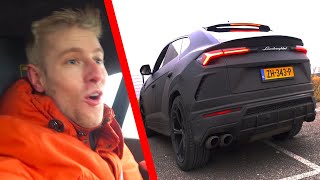 Hij Driften met Zijn Auto Lamborghini Urus [upl. by Weslee]