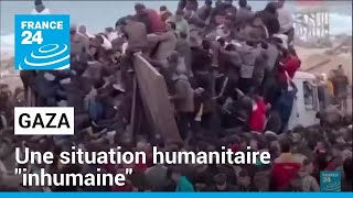 A Gaza une situation humanitaire quotinhumainequot selon lOMS • FRANCE 24 [upl. by Udella971]