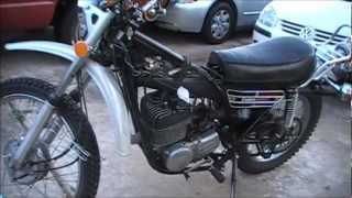 1974 Yamaha DT250A without tank [upl. by Julieta]