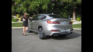 2020 BMW X4 M  Exhaust Sound  21quot M Wheels  0 to 60 MPH in 41 Sec  BMW Review [upl. by Ayhdiv]