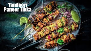 Restaurant Style Tandoori Paneer Tikka Recipe  How To Make Paneer Tikka On Tawa  Oven  Grill [upl. by Rundgren]