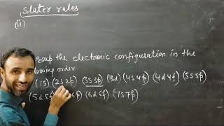 Slater rule  class XI  screening constant [upl. by Rramal864]