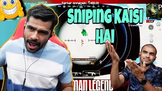 Shreeman Legend Bgmi Best Sniping Gameplay 😁 [upl. by Einimod337]