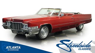 1969 Cadillac DeVille Convertible 7992ATL for sale  Charlotte Atlanta Dallas Tampa Phoeni [upl. by Kubiak]