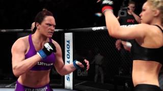 Ronda Rousey Vs Cat Zingano EA Sports UFC [upl. by Barmen92]