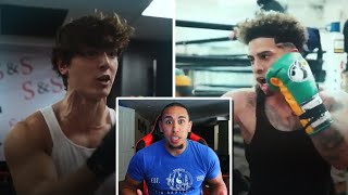 Comparing Austin McBroom amp Bryce Hall SPARRING FOOTAGE Bryce is in TROUBLE [upl. by Adrial]