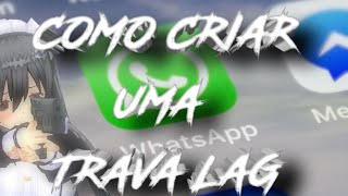 COMO CRIAR UM TRAVA ZAP TXT LAG METODOSTRAVAZAP [upl. by Alleahcim526]