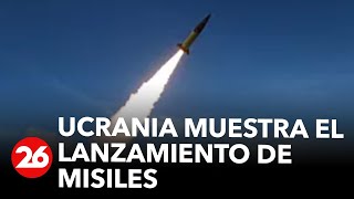 GUERRA RUSIAUCRANIA  Ucrania muestra el lanzamiento de misiles de largo alcance estadounidenses [upl. by Eniale]