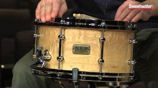 Tama SLP Series GMaple Snare Drum Review by Sweetwater Sound [upl. by Tattan]