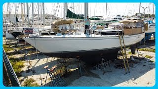 A Beautiful and Relatively AFFORDABLE 50 Bluewater Cruiser Full Tour Learning the Lines [upl. by Felipe]