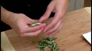 Cooking Tips  How to Chop Rosemary [upl. by Gustav862]