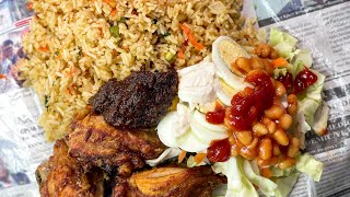 DELICIOUS CHECK CHECK FRIED RICE RECIPE 🇬🇭 [upl. by Anoli581]