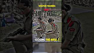 WEAPON TRAINING PART  1 😎  NCC Cadets Trained In Opening And Closing Rifle  indianarmy ncclife [upl. by Nnaassilem821]