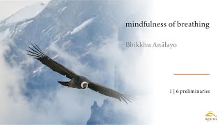 Bhikkhu Anālayo  mindfulness of breathing English  preliminaries 16 [upl. by Fujio]