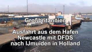 Ausfahrt aus dem Hafen Newcastle England [upl. by Aloibaf]