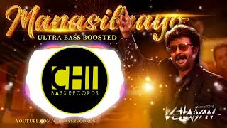 🎧🔥 Manasilaayo  Vettaiyan Ultra Bass Boosted Remix  Superstar Rajinikanth  Anirudh Ravichander [upl. by Itnavart]