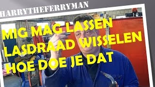 MIG MAG LASSEN LASDRAAD WISSELEN HOE DOE JE DAT [upl. by Akkire]