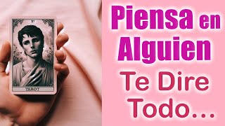 PIENSA en ALGUIEN y TE DESCUBRO TODO SOBRE ÉL o ELLA 💥💝❓ Tarot Amor Interactivo y Canalización [upl. by Uliram]