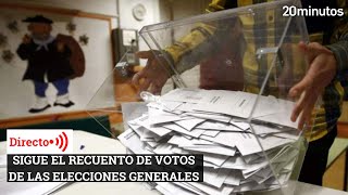 Elecciones generales 23J  Sigue en directo el recuento de votos [upl. by Barbour]