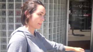 Shannyn Sossamon out and about in West Hollywood [upl. by Airdnaid954]