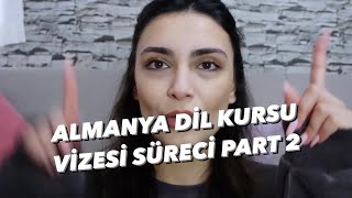 Almanya dil kursu vizesi başvuru part 2  Neden gecikiyor [upl. by Adnuhsor]