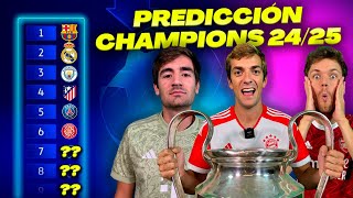 PREDECIMOS el CAMPEÓN de la CHAMPIONS LEAGUE 2425 [upl. by Hnah]