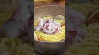 Lets make a pasta gamit ang Hamon at Quezo de Bola Check the full recipe here ↑↑↑  Chef Tatung [upl. by Possing]