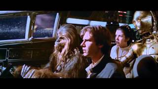 Millennium Falcon Asteroid Field Scene  The Empire Strikes Back 1980 1080p [upl. by Arraek558]