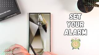 How to Set Alarms on Samsung Galaxy S24 Ultra Quick and Easy Guide [upl. by Akemihs]