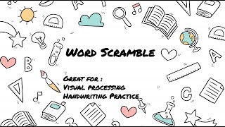 Word Scramble Activity [upl. by Alban]