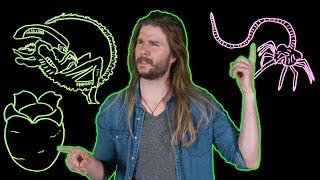 How Every Xenomorph Fits With Every ALIEN Film Because Science w Kyle Hill [upl. by Nnahgem]