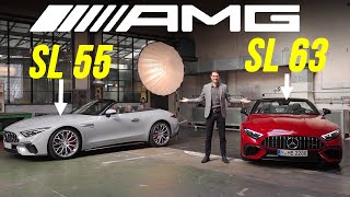 allnew 2022 Mercedes SL Premiere 😮 MercedesAMG SL 63 vs SL 55 [upl. by Orton369]