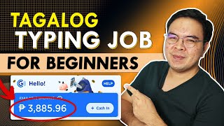 Legit Typing Job na Tagalog for Beginners 2024 Gcash Payout [upl. by Zelten]