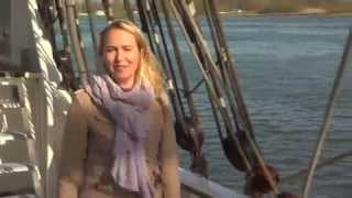 dutch reporter falls off boat into water funny scene 2014 live [upl. by Gaston]